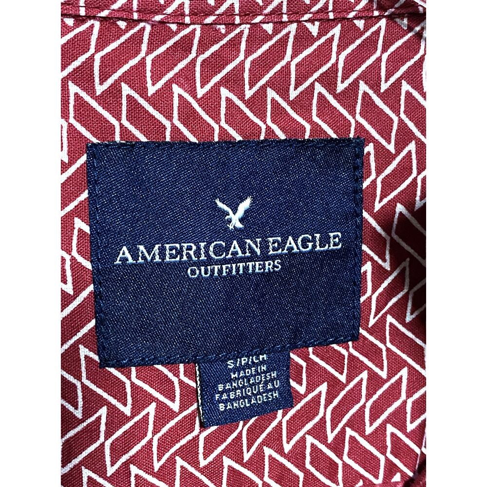 American Eagle Seriously Soft LS Button Shirt Men… - image 6